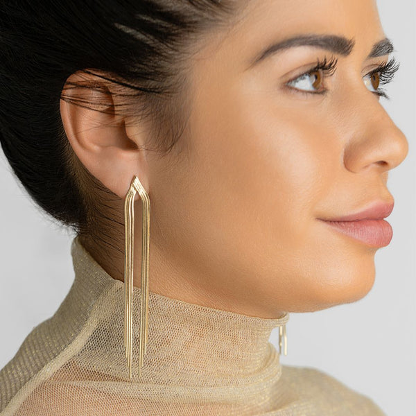 ピアス LESS IS MORE Single sale 14K gold one touch drop earrings il_340x270.5500965977_1r03.jpg