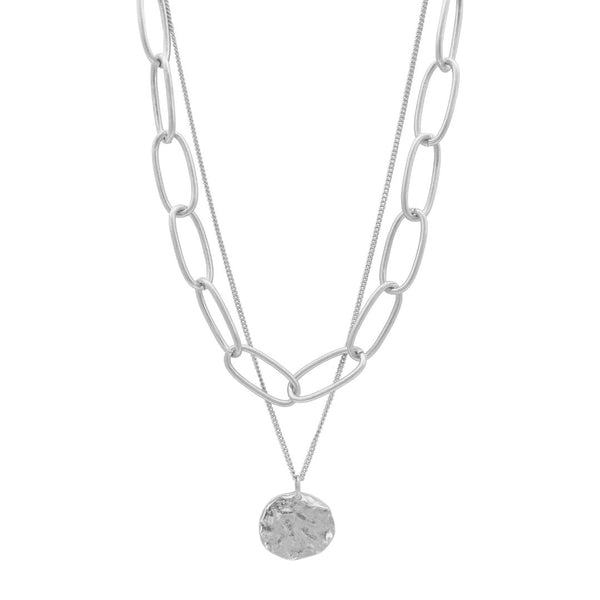 アクセサリー Octi Layered  Pendant Necklace Layered Island Pendant Necklace – octi