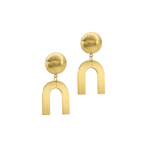 Arc Earrings gold