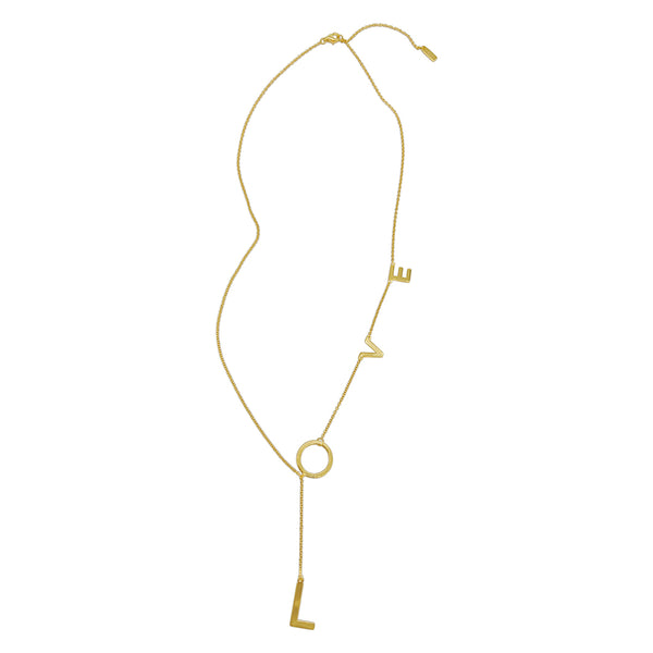 Adornia Lock and Key Adjustable Lariat Necklace silver gold – ADORNIA