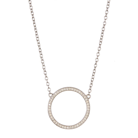 Circular Necklace silver gold