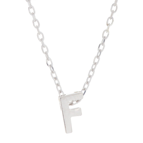 14k Gold Plated Mini Initial Pendant Necklace