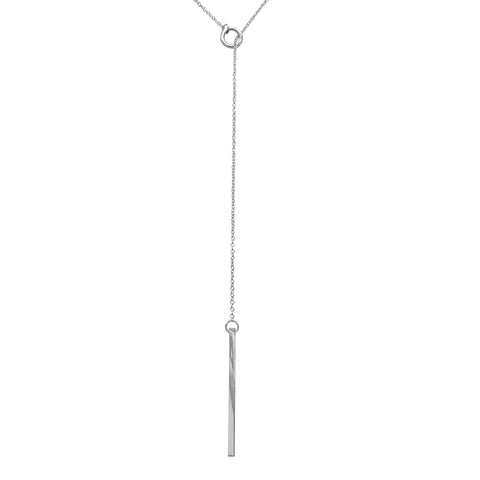 Lariat Necklace silver
