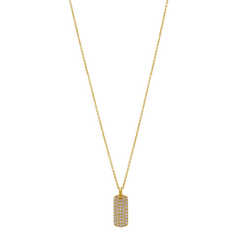 Dogtag Necklace gold