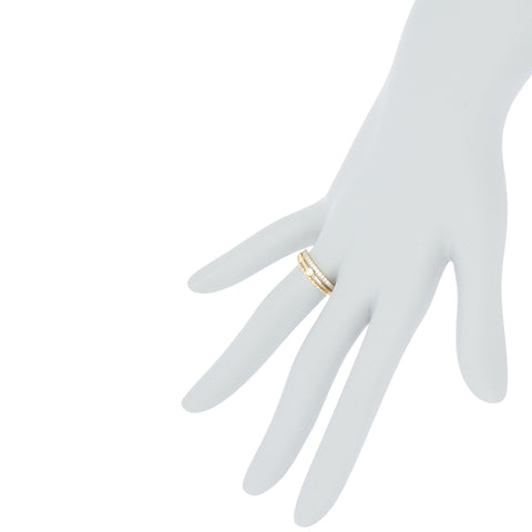 14k Gold Plated Three Band Ring Set