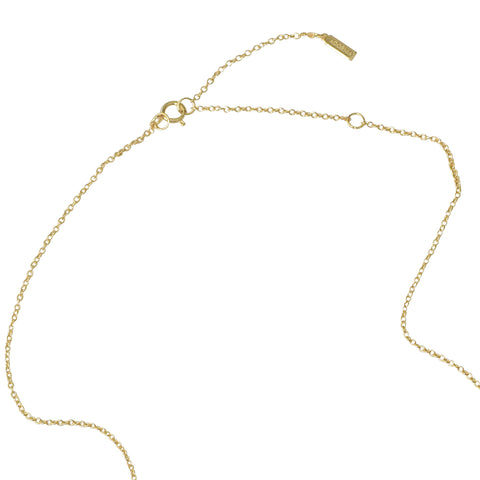 Mama Dangle Letter Necklace silver gold