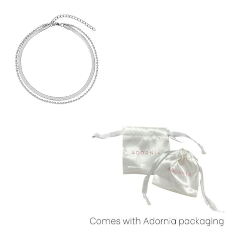 Tarnish Resistant Silver Layered Anklet