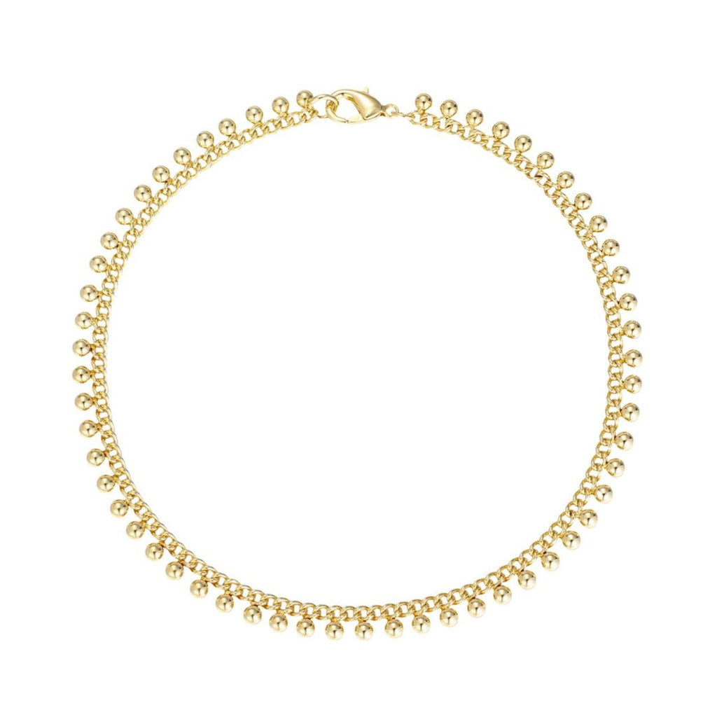 14k Gold Plated Jingle Bells Anklet