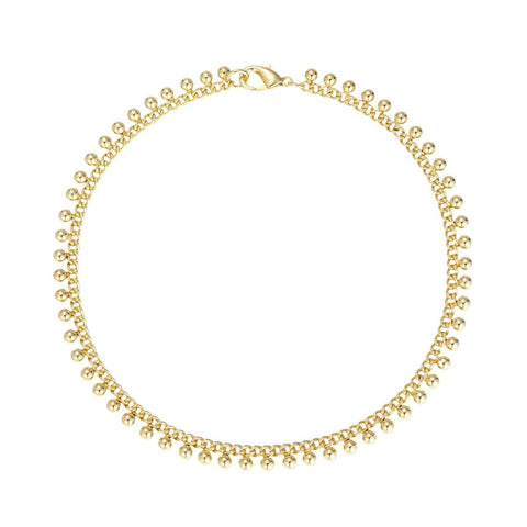 14k Gold Plated Jingle Bells Anklet