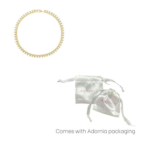 14k Gold Plated Jingle Bells Anklet