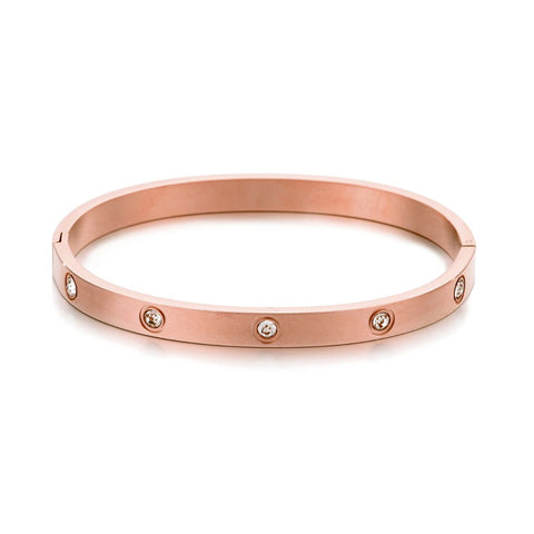 Tarnish Resistant Crystal Eternity Cuff