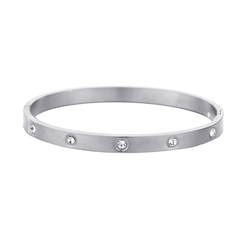 Tarnish Resistant Crystal Eternity Cuff