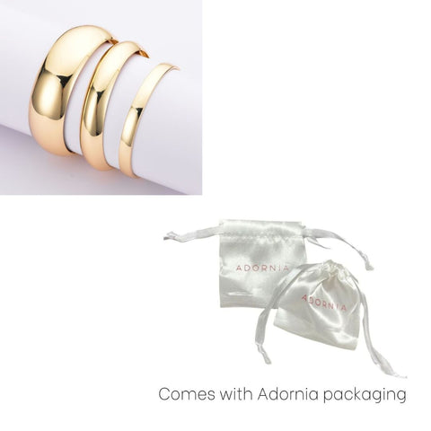 Gold Plated 3-Bangle Set