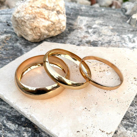 Gold Plated 3-Bangle Set