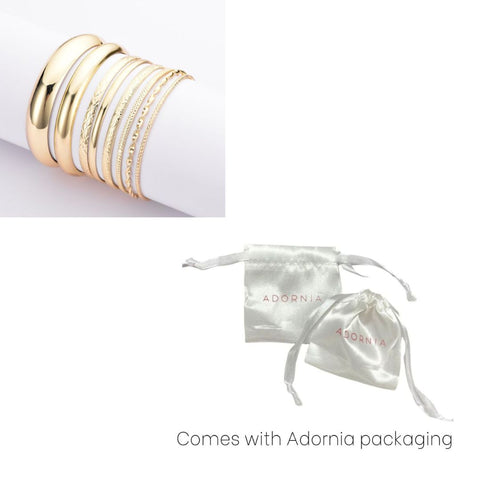 Gold Plated 8-Bangle Set