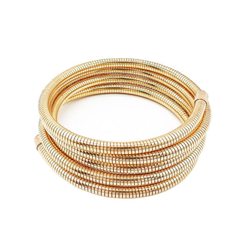 Flexible Coil Stack Bracelet