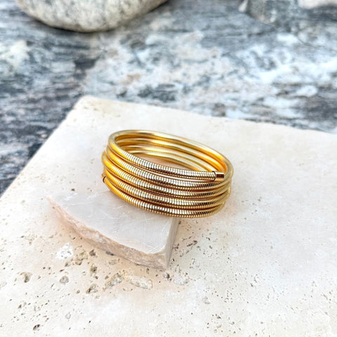 Flexible Coil Stack Bracelet