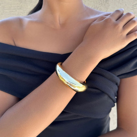Gold Plated Chunky Cuff