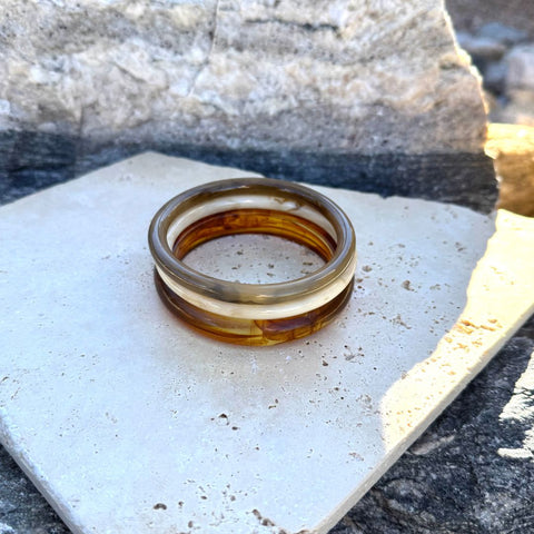 3-Piece Resin Bangle Set