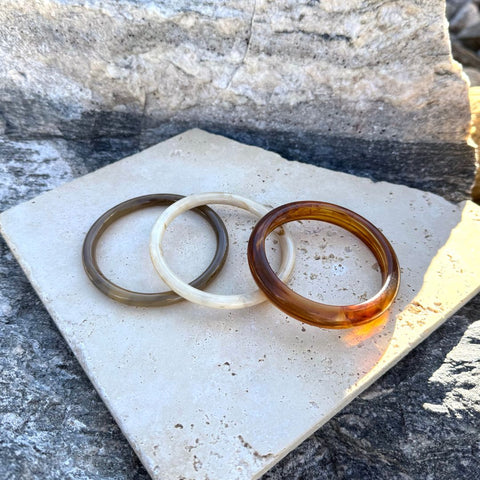 3-Piece Resin Bangle Set