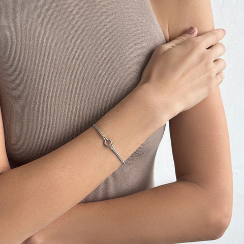 Tarnish Resistant Knotted Rope Chain Bracelet