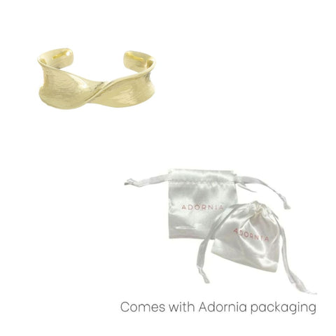 Gold Plated Twist Cuff