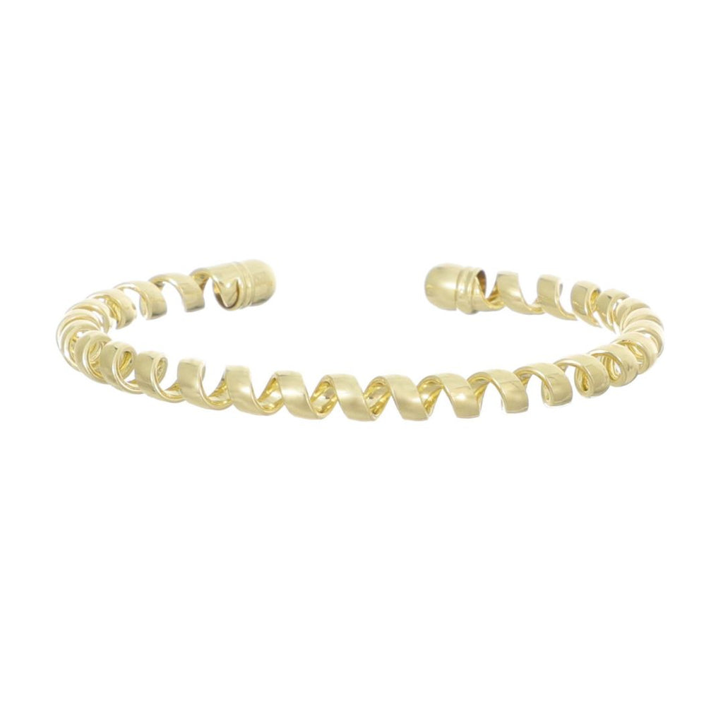 Gold Plated Coil Cuff