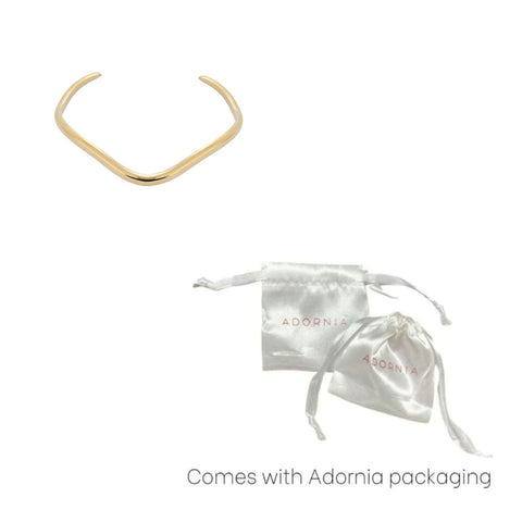 Tarnish Resistant 18k Gold Plated Wave Cuff