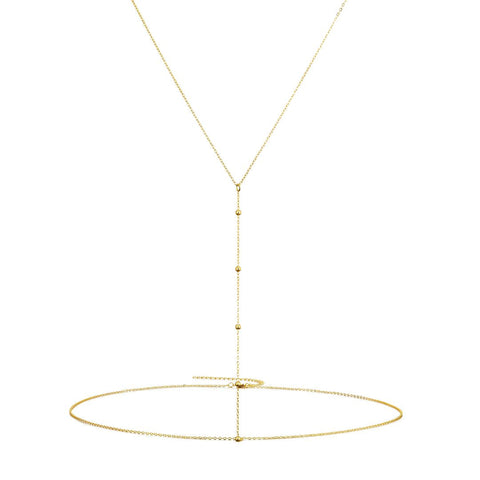 14k Gold Plated Adjustable Body Chain