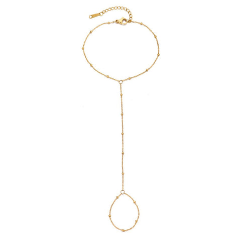 Tarnish Resistant 18k Gold Plated Handchain