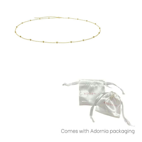 14k Gold Plated Beaded Belly Chain