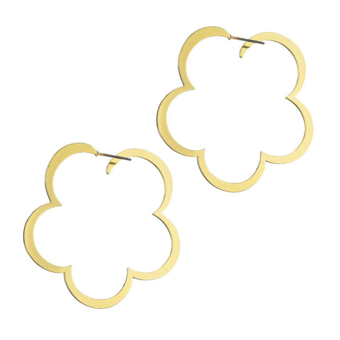 Clover Hoop Earrings