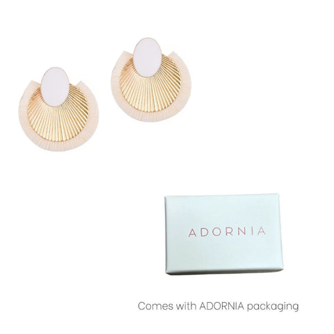 Statement Mixed Material Darla Earrings