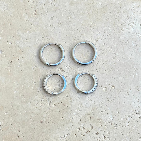 CZ Earring Set