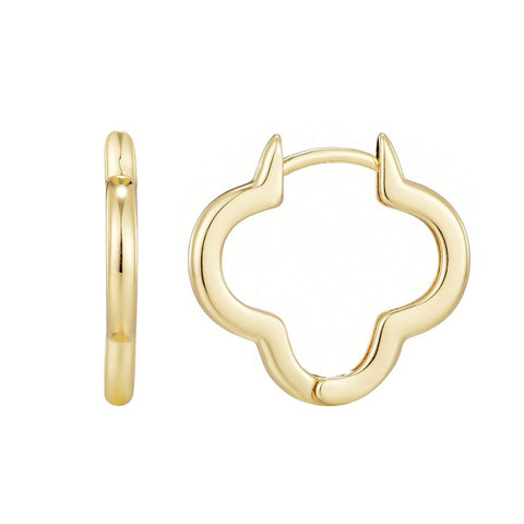 Clover Hoop Earrings