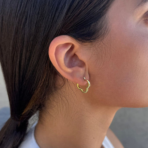 Clover Hoop Earrings