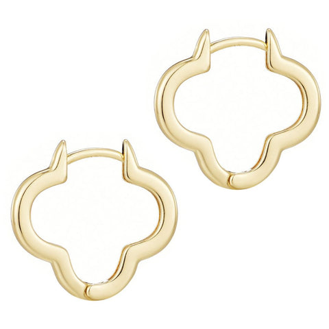 Clover Hoop Earrings
