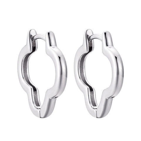 Clover Hoop Earrings