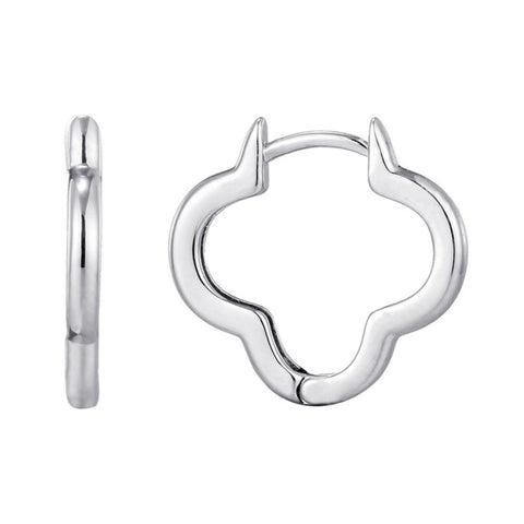 Clover Hoop Earrings
