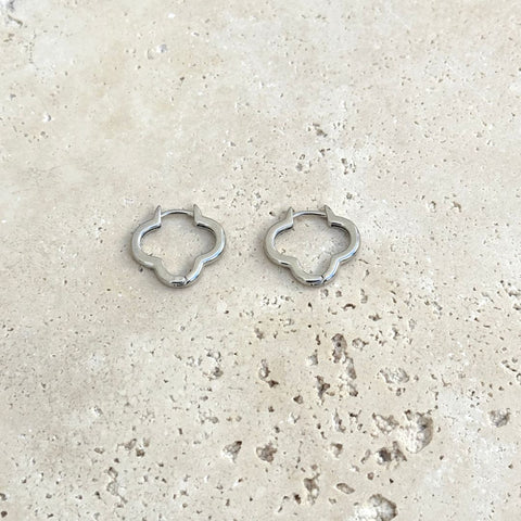Clover Hoop Earrings