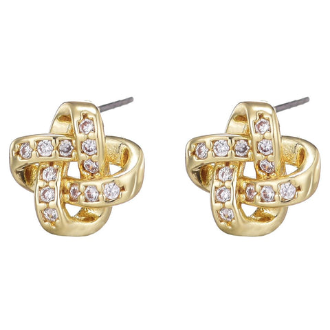 Knot Twist Stud Earrings