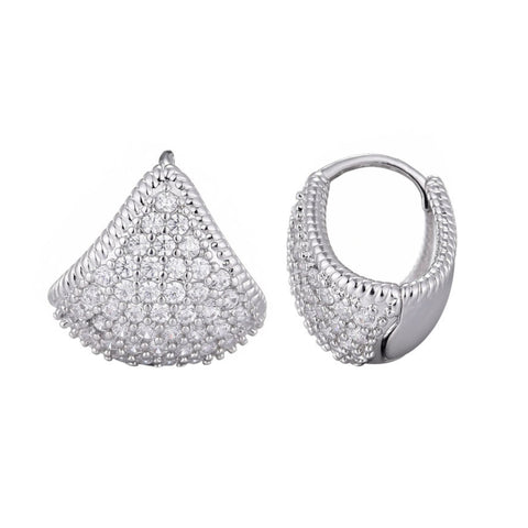 CZ Purse Earrings