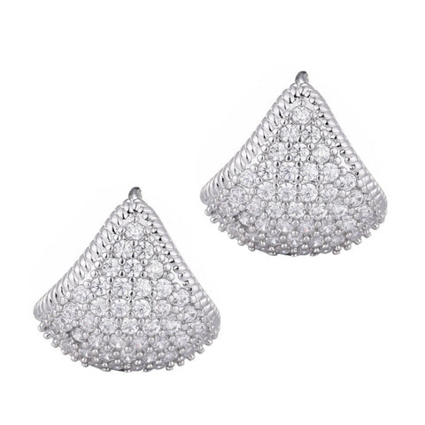 CZ Purse Earrings