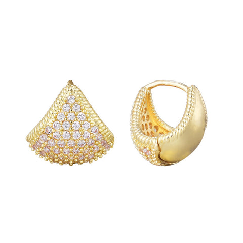 CZ Purse Earrings