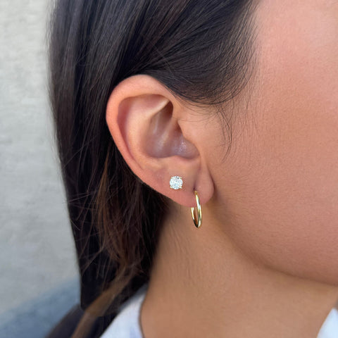 Hoop, Solitaire and Ball Stud Set