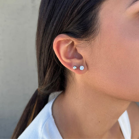 Hoop, Solitaire and Ball Stud Set