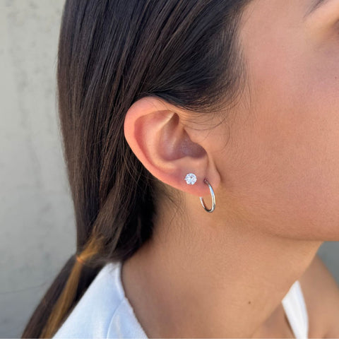 Hoop, Solitaire and Ball Stud Set