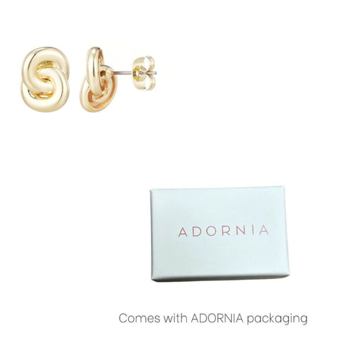 14k Gold Plated Knot Studs