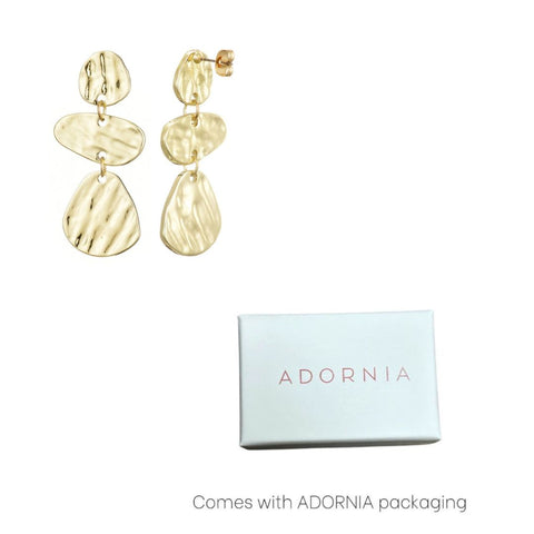 Gold Plated Miro Earrings