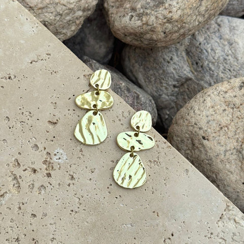 Gold Plated Miro Earrings